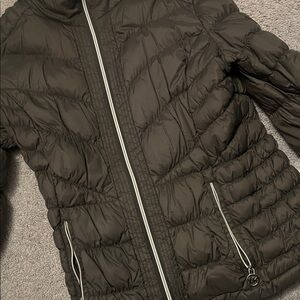 MK puffer dark grey